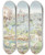 Triptych art skateboard deck of Peter Hansen Bjergskrning Med Oliventrer Og En Villa by Peter Hansen (1868-1928)
