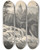 Triptych art skateboard deck of Anne Rushout Lord Gwydirs Near The Capel Carig Road September 1830 by Anne Rushout (1767-1849)