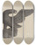 Triptych art skateboard deck of Herman Bader Eagle by Herman Bader