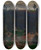 Triptych art skateboard deck of Jan Stanislawski Pinetrees by Jan Stanislawski (1860-1907)