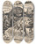 Triptych art skateboard deck of Arnold Peter Weiszkubnan Cows In A Pasture by Arnold Peter Weisz-Kubnan (1898-1944)