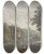 Triptych art skateboard deck of Jacob Van Liender Aan De Stadt Muur Tot Utrecht_2 by Jacob Van Liender (1696-1759)