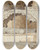 Triptych art skateboard deck of Rev James Bulwer One From A Volume Of Drawings And Prints_63 by Rev James Bulwer (1794-1879)