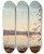 Triptych art skateboard deck of Harald Foss Summer Morning by Harald Foss (1843-1922)