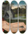 Triptych art skateboard deck of Lucas Cranach The Elder The Nymph Of The Spring by Lucas Cranach The Elder (1472-1553)