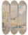 Triptych art skateboard deck of Hercules Brabazon Brabazon Venice_2 by Hercules Brabazon Brabazon (1821-1906)