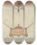 Triptych art skateboard deck of Julesedmondcharles Lachaise Design For Decorated Sultan Plaque For Stable Wall Htel Candamo by Jules-Edmond-Charles Lachaise (1897)