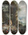 Triptych art skateboard deck of Johann Jakob Hartmann Marketenderlager Am Waldrand by Johann Jakob Hartmann (1680-1730)