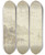 Triptych art skateboard deck of Franz Schtz Blick In Ein Flusstal Mit Felsigen Ufern Links Auf Einem Felsen Eine Kirche by Franz Schutz (1751-1781)