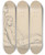 Triptych art skateboard deck of Jzef Simmler Sketch Of Nude Men To The Scene With Nicodemus And Joseph Of Arimathea Supporting The Dead Body Of Christ To The Painting Entombment by Jozef Simmler (1823-1868)