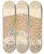 Triptych art skateboard deck of Sawrey Gilpin Study Of A Leopard by Sawrey Gilpin (1733-1807)
