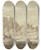 Triptych art skateboard deck of Jacob Esselens Gebirgslandschaft Mit Einem Waldbach An Welchem Ein Angler Sitzt by Jacob Esselens (1626-1687)