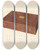 Triptych art skateboard deck of Fred Hassebrock Drawing Instrument Box by Fred Hassebrock