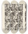 Triptych art skateboard deck of George Ashdown Audsley Outlines Of Ornament In The Leading Styles Pl38 by George Ashdown Audsley (1838-1925)