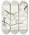 Triptych art skateboard deck of Max Beckmann Reclining Woman Portrait Of Johanna Loeb_1 by Max Beckmann (1884-1950)