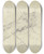 Triptych art skateboard deck of Otto Scholderer A Crooked Willow Tree by Otto Scholderer (1834-1902)