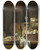 Triptych art skateboard deck of Nicolashenri Jeaurat De Bertry Kitchen Table Still Life by Nicolas-Henri Jeaurat de Bertry (1728-1796)