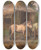 Triptych art skateboard deck of Edgar Hunt Dinner Time by Edgar Hunt (1876-1953)