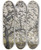 Triptych art skateboard deck of Walther Gamerith Blhende Obstbume by Walther Gamerith (1903-1949)