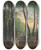 Triptych art skateboard deck of Jens Juel The Dancing Glade At Sorgenfri North Of Copenhagen by Jens Juel (1745-1802)