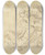 Triptych art skateboard deck of Lon Bonnat Deux Hommes Nus Luttant Copie Dun Fragment De Fresque Par Luca Signorelli by Leon Bonnat (1833-1922)