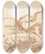 Triptych art skateboard deck of Sir George Hayter A Maiden Embraced By A Knight In Armor by Sir George Hayter (1792-1871)
