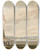 Triptych art skateboard deck of Pavel Petrovich Svinin The Travelers First View Of New Yorkthe Battery And Flagstaff by Pavel Petrovich Svinin (1787-1839)