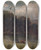 Triptych art skateboard deck of Edward Mitchell Bannister Untitled Landscape With Trees And Two Cows In Meadow by Edward Mitchell Bannister (1828-1901)