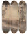 Triptych art skateboard deck of Olof Sagernelson Landscape Trees In Fog by Olof Sager-Nelson (1868-1896)