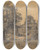 Triptych art skateboard deck of Josef Willroider Dorf by Josef Willroider (1838-1915)