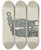 Triptych art skateboard deck of Eva Fox And Harry Mann Waddell Loose Jawed Bit by Eva Fox And Harry Mann Waddell