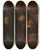 Triptych art skateboard deck of Flix Ziem Les Syndics Des Drapiers Copie Daprs Rembrandt by Felix Ziem (1821-1911)