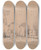 Triptych art skateboard deck of James Duffield Harding Willows By A Stream Horse And Cart Crossing Bridge by James Duffield Harding (1798-1863)