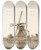 Triptych art skateboard deck of Anthonie Erkelens Landscape With Windmill by Anthonie Erkelens (1774-1804)