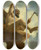 Triptych art skateboard deck of Gerard De Lairesse Saturnus Allegorische Voorstelling Van De Verzorging Van Leprozen En Onnozelen by Gerard de Lairesse (1641-1711)