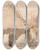 Triptych art skateboard deck of Friedrich Carl Von Scheidlin Study Of Cottage With Thatched Roof by Friedrich Carl Von Scheidlin (1822-1913)