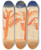Triptych art skateboard deck of Pavel Tchelitchew Landscape by Pavel Tchelitchew (1898-1957)