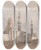 Triptych art skateboard deck of David Roberts Tombs Of The Caliphs Cairo Mosque Of Ayed Bey by David Roberts (1796-1864)