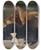 Triptych art skateboard deck of Otto Bache Dogs Not Admitted by Otto Bache (1839-1927)