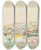 Triptych art skateboard deck of Paul Signac Concarneau by Paul Signac (1863-1935)
