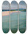 Triptych art skateboard deck of Ludwig Ferdinand Graf Der Inn Bei Suben Gegen Norden by Ludwig Ferdinand Graf (1868-1932)