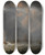 Triptych art skateboard deck of Martinus Schouman The Explosion Of Gunboat Nr 2 Under Command Of Jan Van Speijk Off Antwerp 5 February 1831 by Martinus Schouman (1770-1848)