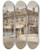 Triptych art skateboard deck of Karl Wenzel Zajicek Dommayer Hietzing by Karl Wenzel Zajicek (1860-1923)