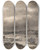 Triptych art skateboard deck of Dr Thomas Monro Marshland Landscape by Dr Thomas Monro (1759-1833)