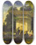 Triptych art skateboard deck of Narcissevirgile Diaz De La Pea A Turkish Fountain by Narcisse-Virgile Diaz de La Pea (1808-1876)