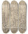 Triptych art skateboard deck of Franois Boucher Hcube Et Cassandre Offrant Une Toffe Minerve by Francois Boucher (1703-1770)
