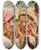 Triptych art skateboard deck of Wincenty Wodzinowski Secrets by Wincenty Wodzinowski (1866-1940)