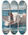 Triptych art skateboard deck of Winslow Homer The Water Fan by Winslow Homer (1836-1910)