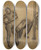 Triptych art skateboard deck of Edgar Degas Danseuses En Maillot Au Repos by Edgar Degas (1834-1917)