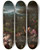 Triptych art skateboard deck of Francesco Bassano The Elder Forge Of Vulcan by Francesco Bassano The Elder (1549-1592)